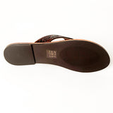 LC-ADFTE104B-7 Genuine leather sandal footwear flip flop