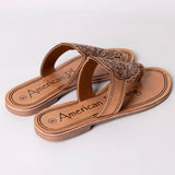 ADFTE109 Genuine leather sandal footwear flip flop