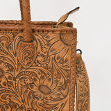 ADBG1131 Tote Hand Tooled Genuine Western Leather Women Bag