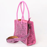 ADBG1131 Tote Hand Tooled Genuine Western Leather Women Bag