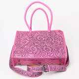 ADBG1131 Tote Hand Tooled Genuine Western Leather Women Bag