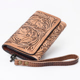 ADBG1132 Wristlet Genuine Western Leather Women Bag