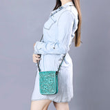 ADBG1135 Cellphone Holder Genuine Western Leather Women Bag