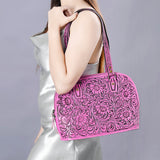 ADBG1139 Tote Hand Tooled Genuine Western Leather Women Bag