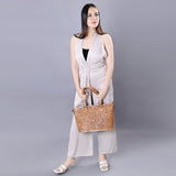 ADBG1141 Tote Hand Tooled Genuine Western Leather Women Bag