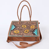 ADBG1158 Tote Hand Tooled Genuine Western Leather Women Bag