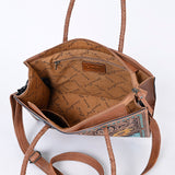 ADBG1158 Tote Hand Tooled Genuine Western Leather Women Bag