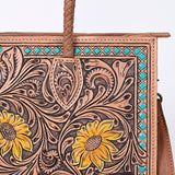 ADBG1158 Tote Hand Tooled Genuine Western Leather Women Bag