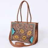 ADBG1158 Tote Hand Tooled Genuine Western Leather Women Bag