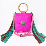 ADBG1178 Crossbody Hair On Genuine Western Leather Women Bag