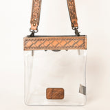 ADBG1142 Clear Bag Genuine Western Leather Women Bag