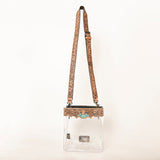 ADBG1142 Clear Bag Genuine Western Leather Women Bag