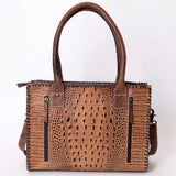 LC-ADBG886B Tote Genuine Western Leather Women Bag