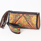 ADBGA342 Clutch Genuine Western Leather Women Bag