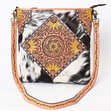 ADBGA343 Crossbody Hair On Genuine Western Leather Women Bag