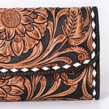 ADBGA363 Wallet Hand Tooled Genuine Western Leather Women Bag