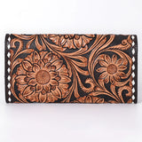 ADBGA363 Wallet Hand Tooled Genuine Western Leather Women Bag