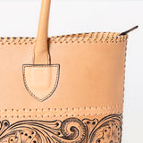 ADBGZ756 Tote Hand Tooled Genuine Western Leather Women Bag