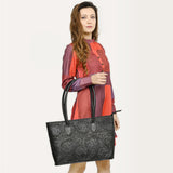 ADBGZ756 Tote Hand Tooled Genuine Western Leather Women Bag