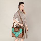 ADBG1183 Tote Hand Tooled Genuine Western Leather Women Bag