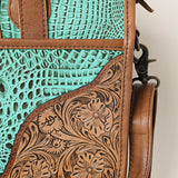 ADBG1183 Tote Hand Tooled Genuine Western Leather Women Bag