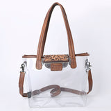 ADBG1186 Clear Bag Genuine Western Leather Women Bag