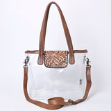 ADBG1186 Clear Bag Genuine Western Leather Women Bag