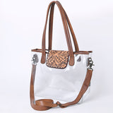 ADBG1186 Clear Bag Genuine Western Leather Women Bag