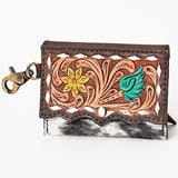 ADBGA394 Coin Purse Hair-On Genuine Western Leather Women Bag