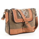 KB559 Messenger Upcycled Canvas Ladies Bag