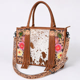 ADBG230 Tote Hand Tooled Genuine Western Leather Women Bag