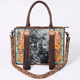 ADBG230 Tote Hand Tooled Genuine Western Leather Women Bag