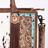 ADBG230 Tote Hand Tooled Genuine Western Leather Women Bag