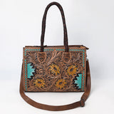 ADBG1158 Tote Hand Tooled Genuine Western Leather Women Bag