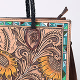 ADBG1158 Tote Hand Tooled Genuine Western Leather Women Bag