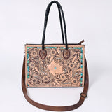 ADBG1158 Tote Hand Tooled Genuine Western Leather Women Bag