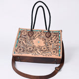 ADBG1158 Tote Hand Tooled Genuine Western Leather Women Bag