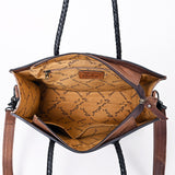 ADBG1158 Tote Hand Tooled Genuine Western Leather Women Bag