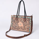 ADBG1158 Tote Hand Tooled Genuine Western Leather Women Bag