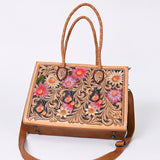 ADBG1158 Tote Hand Tooled Genuine Western Leather Women Bag