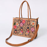 ADBG1158 Tote Hand Tooled Genuine Western Leather Women Bag