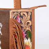 ADBG1086 Tote Hand Tooled Genuine Western Leather Women Bag