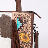 ADBG1086 Tote Hand Tooled Genuine Western Leather Women Bag