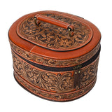 ADBGA412 Jewelry Case Genuine Western Leather Women Bag