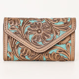 KBG152  WALLET Harness Skirting Leather with Hand Carving Ladies Bag H4XW6 KBG152   KBG152