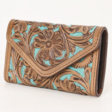 KBG152  WALLET Harness Skirting Leather with Hand Carving Ladies Bag H4XW6 KBG152   KBG152