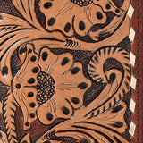 KBG191  Wallet  Hand Tooled Genuine Leather women bag western handbag purse