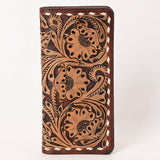 KBG191  Wallet  Hand Tooled Genuine Leather women bag western handbag purse