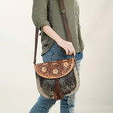 ADBGA424 Crossbody Genuine Western Leather Women Bag