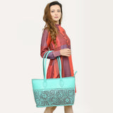 ADBGZ756 Tote Hand Tooled Genuine Western Leather Women Bag